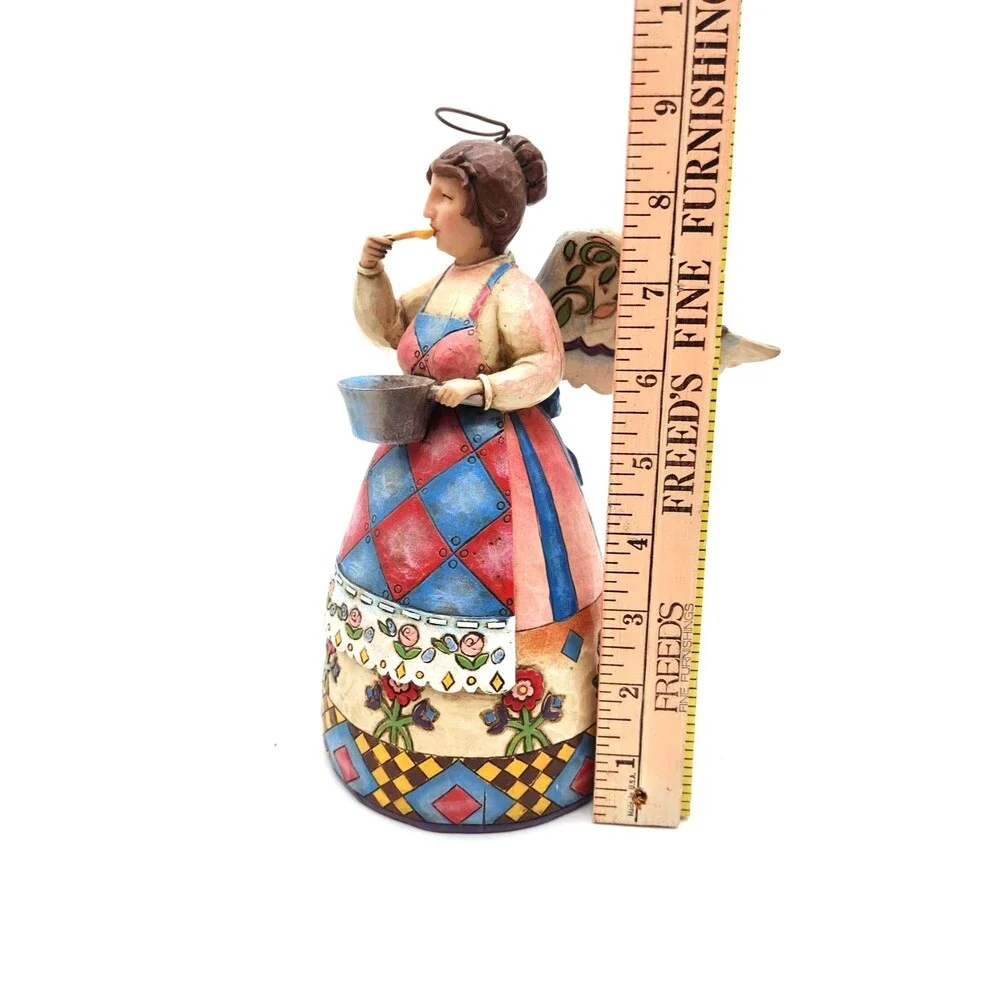 Vintage Jim Shore Bless This Kitchen 2006 Angel Figurine #882
